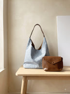 Double Denim — 2-Piece Bag Set