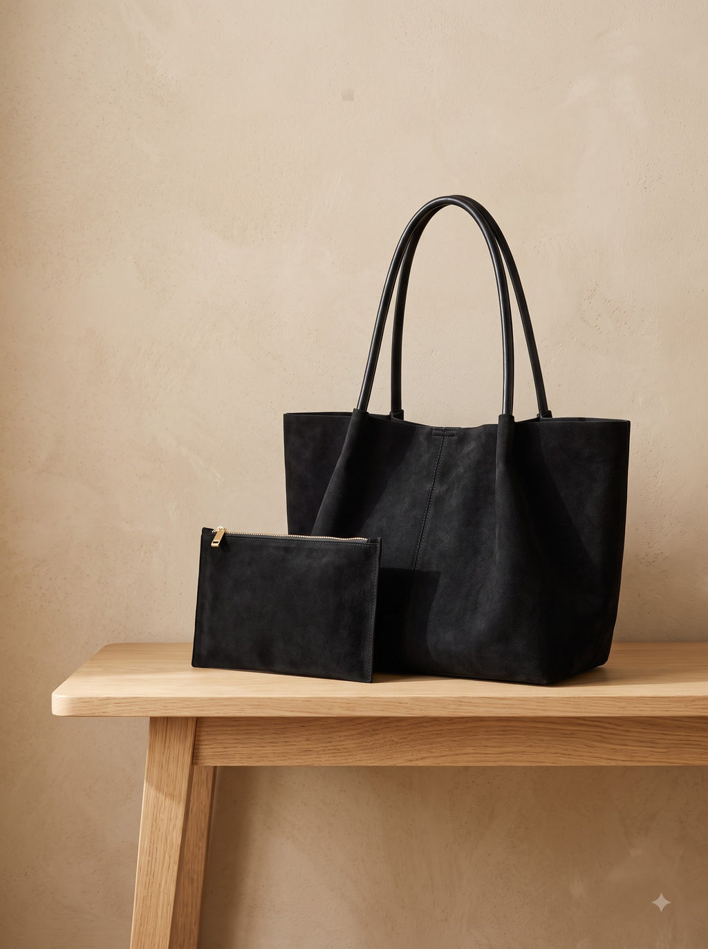 Martini — Olive Suede Tote