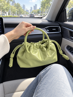 MOCHI — Ruched Drawstring Handbag