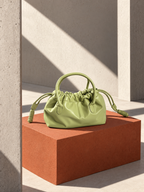 MOCHI — Ruched Drawstring Handbag
