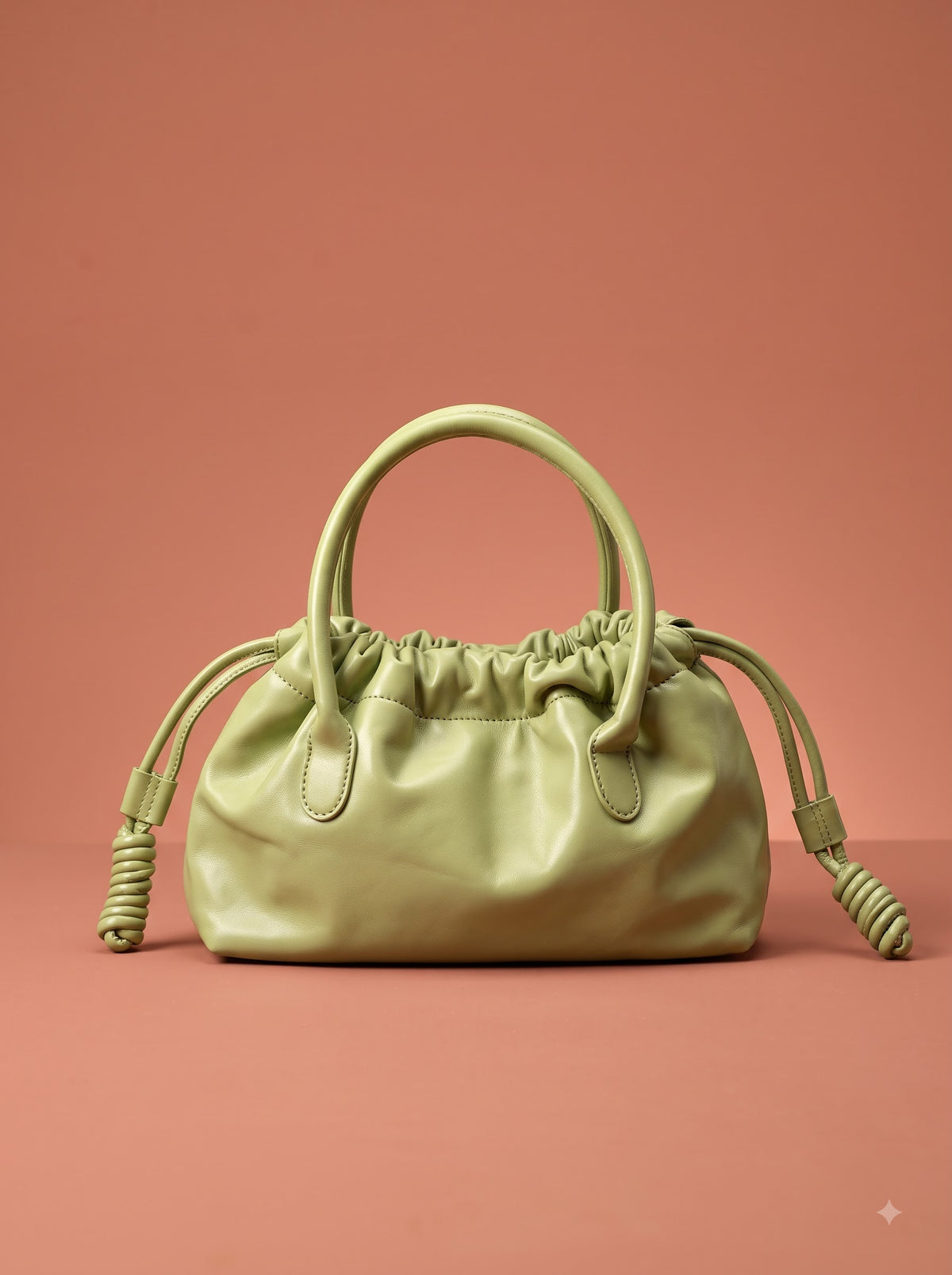 MOCHI — Ruched Drawstring Handbag