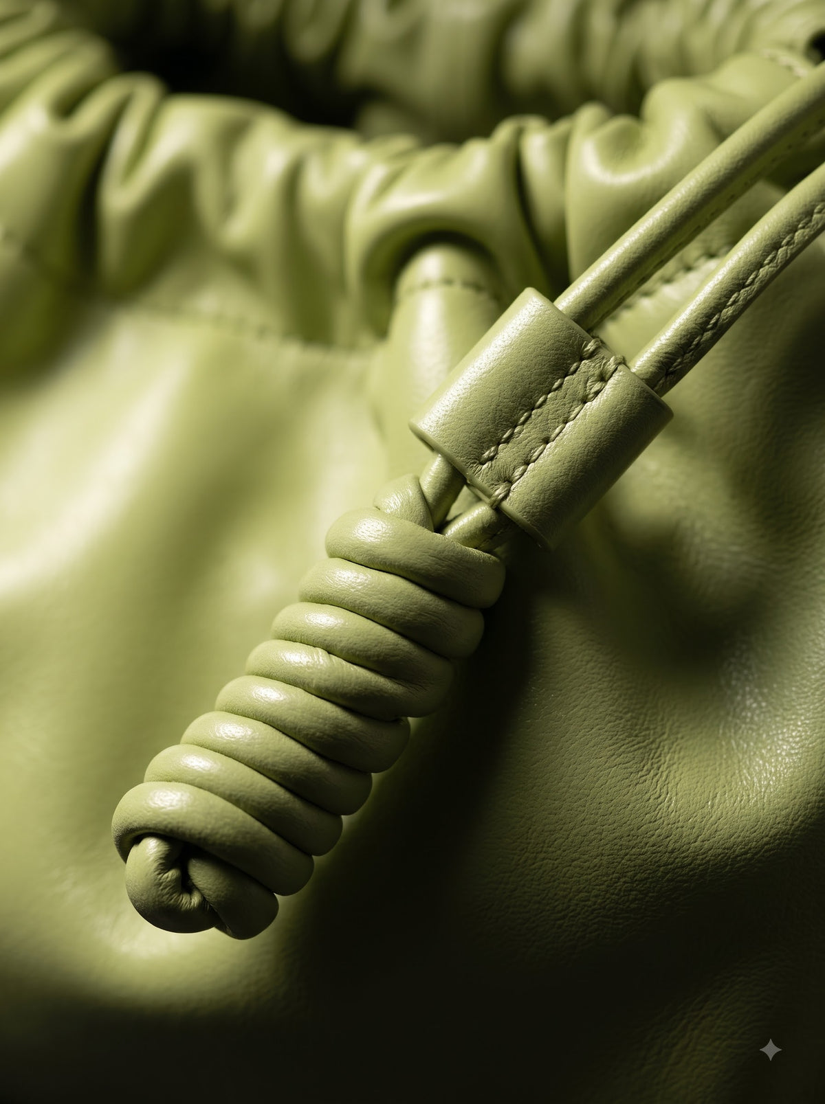 MOCHI — Ruched Drawstring Handbag