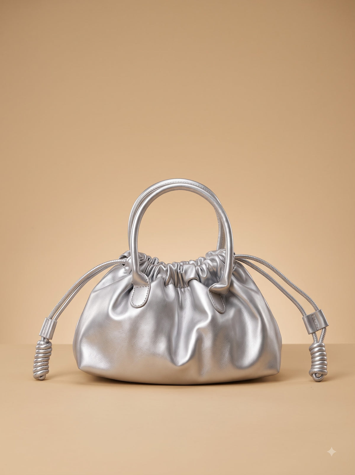MOCHI — Ruched Drawstring Handbag