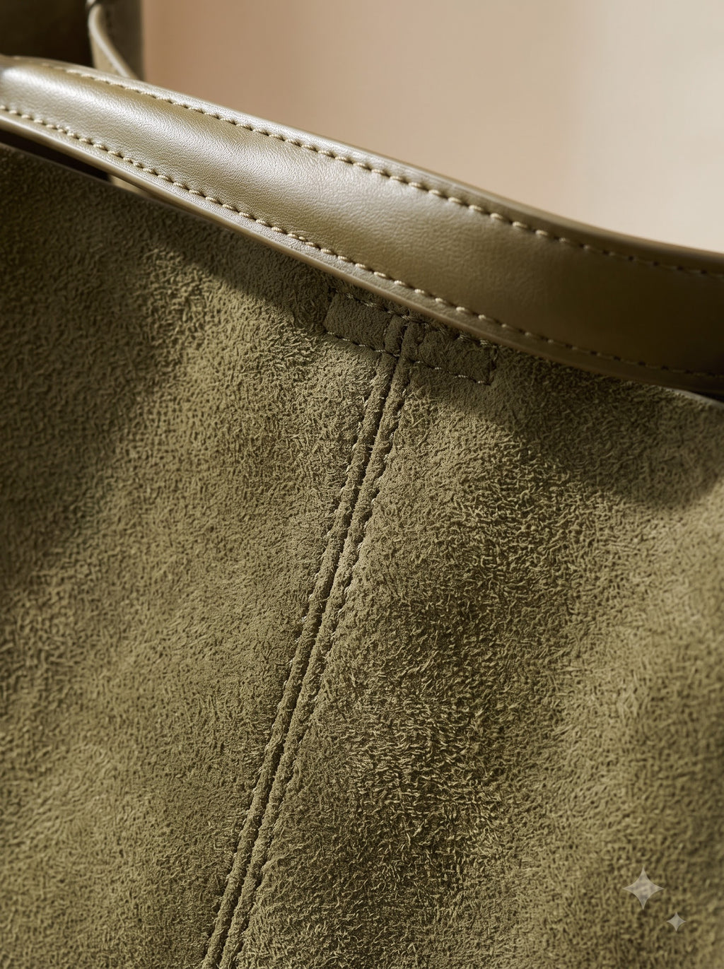 Martini — Olive Suede Tote