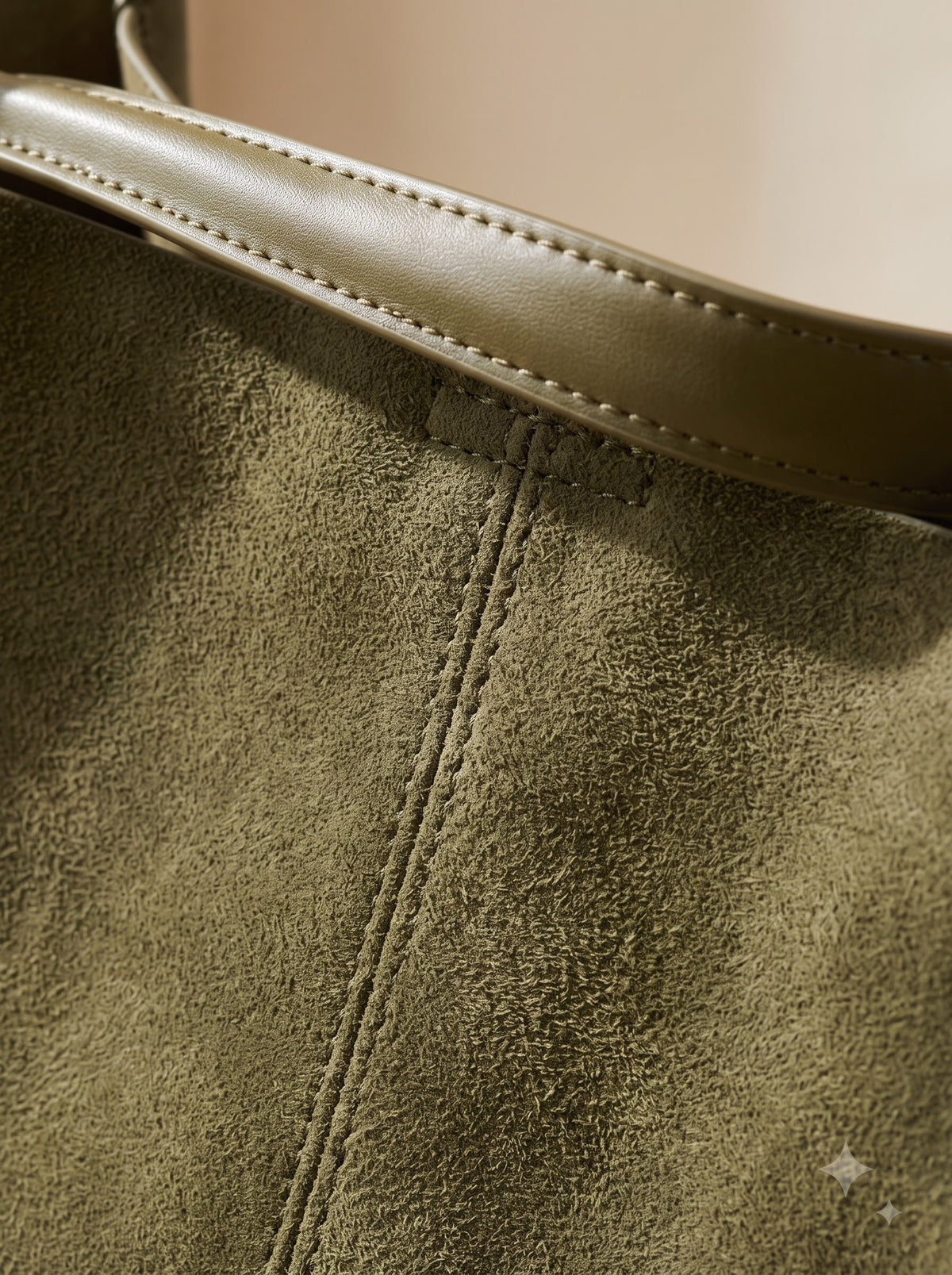 Martini — Olive Suede Tote